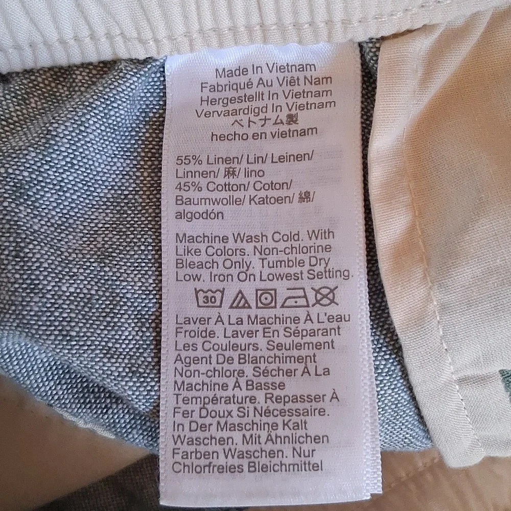 J. Crew Gray GreenMen's Shorts Linen Blend Size XXL